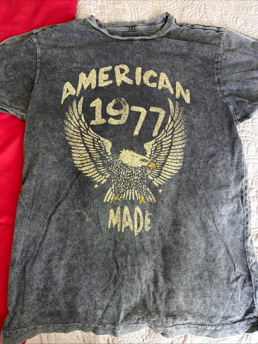 Vintage-Style American 1977 Eagle Graphic T-Shirt for women by Life Clothing Co
